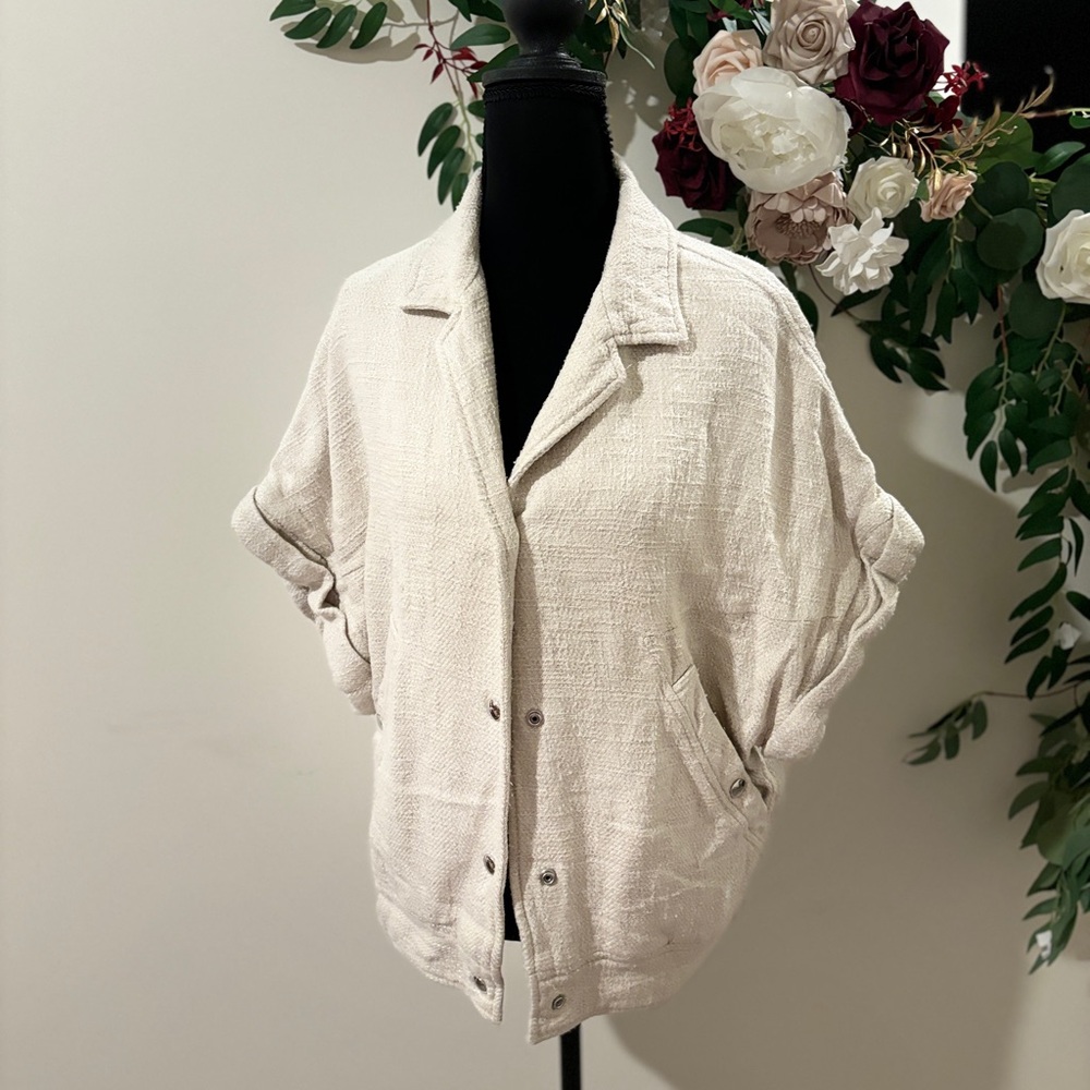 IRO Cream Textured Jacket - Picture 3 of 6